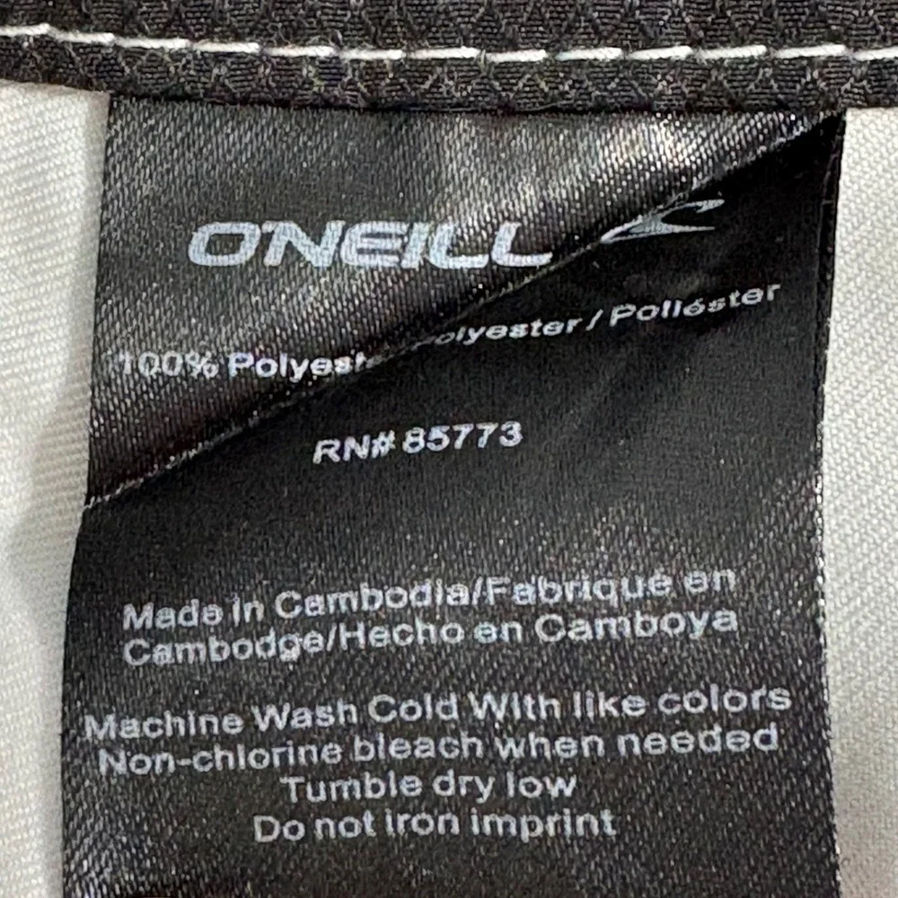 ONeill Mens Board Shorts Size‎ 28 Psychedelic Sea Life Abstract Print Blue Grey